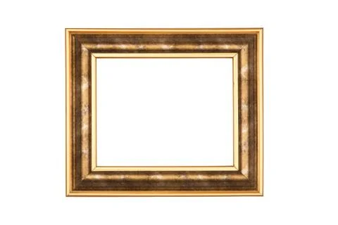 Golden frame Stock Photos