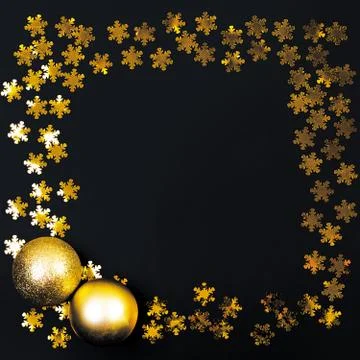 Golden frame Stock Photos