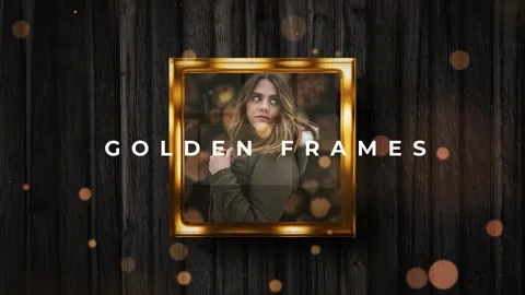 Golden Frames Stock After Effects
