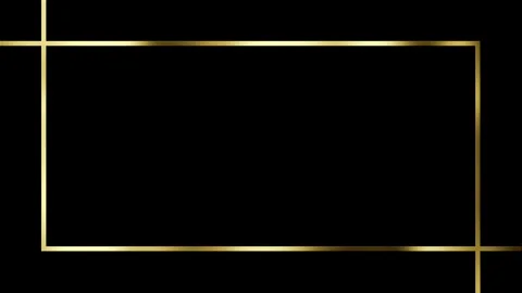 Golden Frames Background Stock Footage 263972427