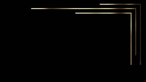 Golden Frames Background Stock Footage 263972595