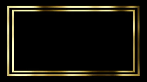 Golden Frames Background Stock Footage 263972615