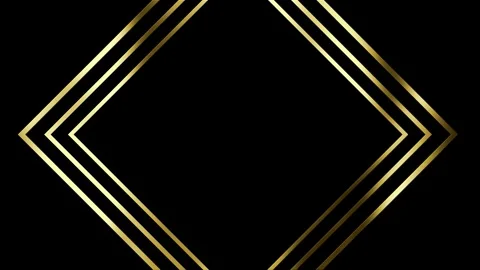 Golden Frames Background Stock Footage 263972724