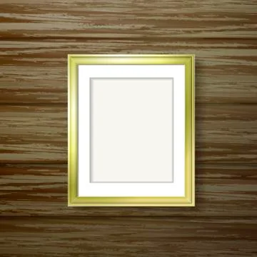 Golden framework 스톡 일러스트