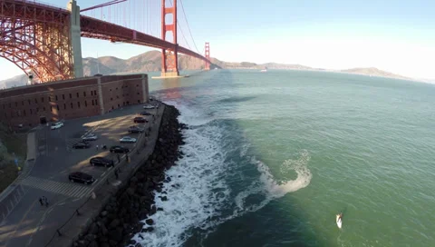 Golden Gate Aerial Stock Footage 34273731