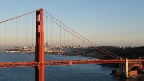 Golden Gate Aerial Stock Footage 97723116
