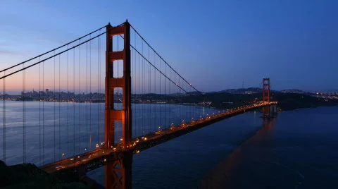 Golden Gate Bridge 01 HD Stock Footage