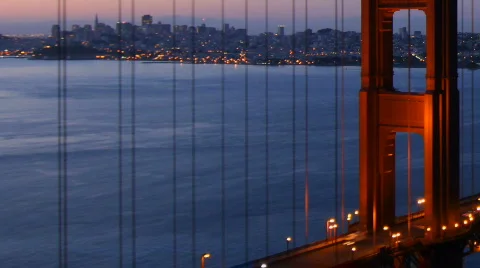 Golden Gate Bridge 01e HD Stock Footage 721623