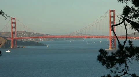GOLDEN GATE BRIDGE 1 Stock Footage 12283879