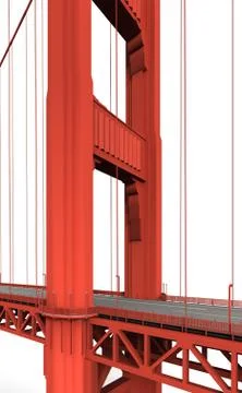 Golden gate bridge 4 Stock Illustration