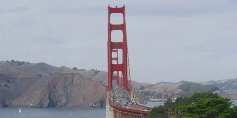 Golden Gate Bridge in 4k Stock Footage 73058764
