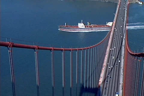 Golden Gate Bridge 5 Stock Footage 488220