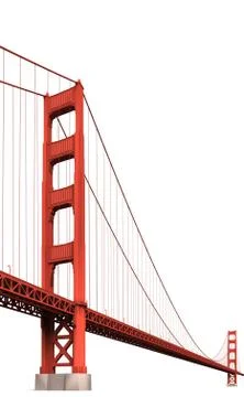 Golden gate bridge 5 Stock Illustration