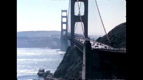 Golden Gate Bridge from Afar Stock Footage 276292128