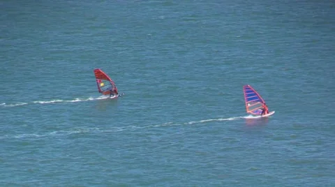 Golden Gate Bridge Double Windsurging Vídeos de archivo 40610920