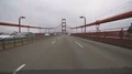 Golden Gate Bridge Driving Plate 04 Foggy Weather 4k or 4k+ Resolution