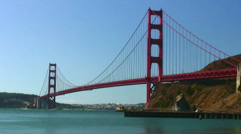 Golden Gate Bridge Stock Footage 278438