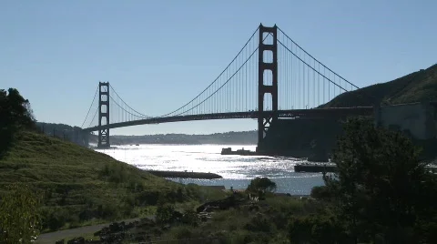 Golden Gate Bridge Stockbeeldmateriaal 597369