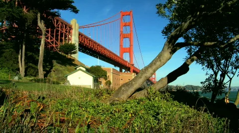 Golden Gate Bridge Stock Footage