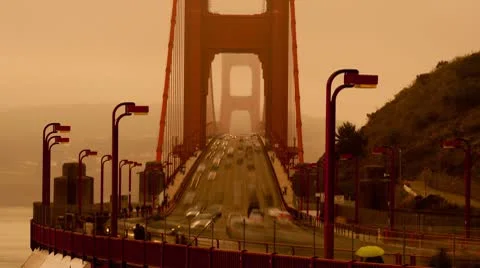 Golden-Gate Bridge Stock Footage 9593966