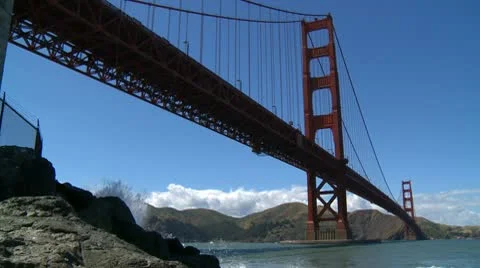 Golden Gate Bridge Stock Footage 10754837
