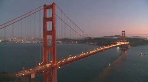 Golden Gate Bridge Video stock 21253950