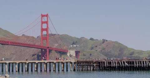 Golden Gate bridge Stock Footage 37062677