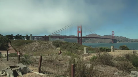 Golden gate bridge Stock Footage 44914365