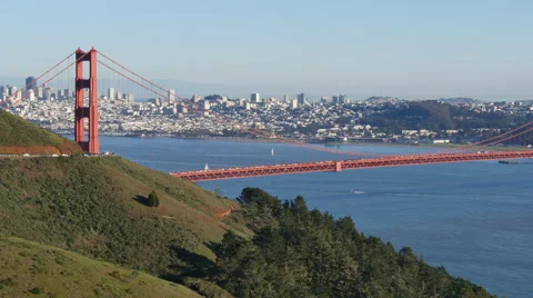 Golden Gate Bridge Stock Footage 48753214
