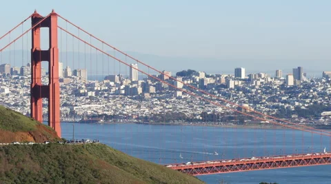 Golden Gate Bridge Stock Footage 48753253