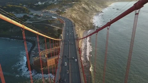 The Golden gate bridge Stock Footage 86030822