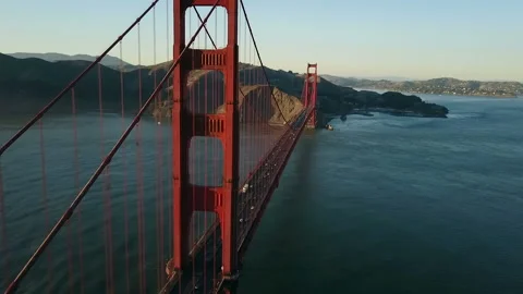 The Golden gate bridge Stock Footage 86031293
