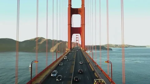 The Golden gate bridge Video stock 86032199