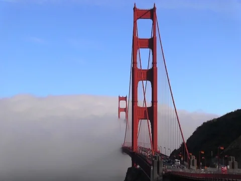 Golden Gate Bridge Stock Footage 88199876