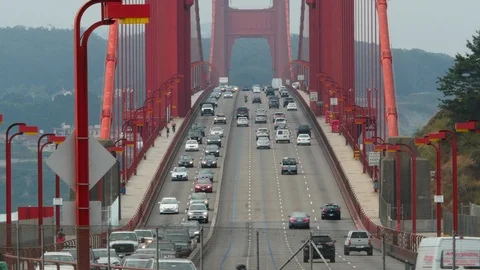 Golden Gate Bridge Stock Footage 93282985