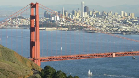 Golden Gate Bridge Vídeo Stock 123016751