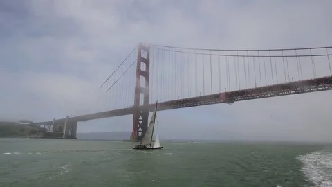 Golden Gate Bridge Motion Stock Footage 79833879