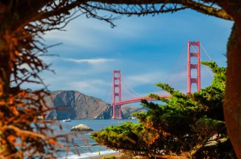 Golden gate bridge Stock Photos