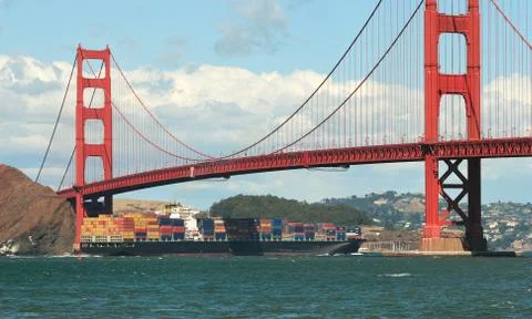 Golden gate bridge. Stock Photos