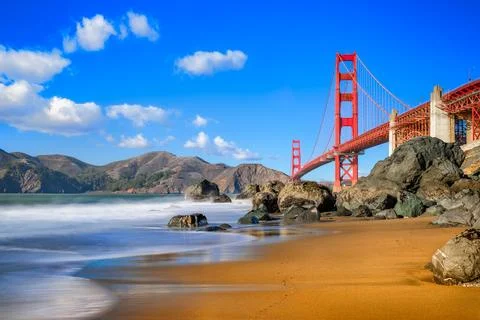 The golden gate bridge 스톡 사진