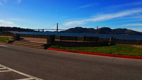 Golden Gate bridge San Francisco California Stock Footage 129170331