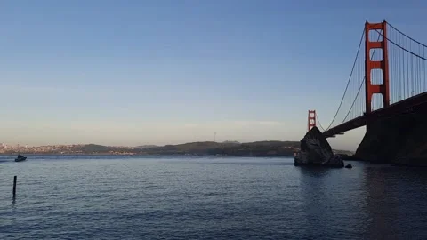 Golden Gate Bridge San Francisco Bay 3 Stock Footage 196016053