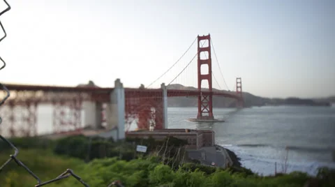 Golden Gate Bridge Slider Stock Footage 34403610