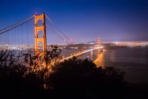Golden Gate Bridge Slider Timelapse Видео 87057067