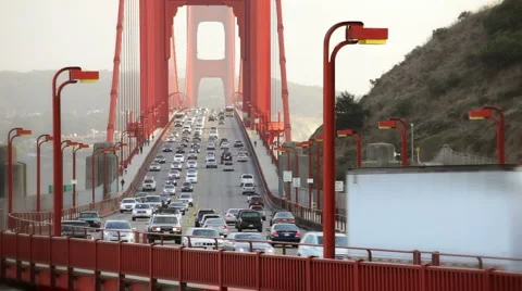 Golden Gate Bridge Time Lapse Stock Footage 5953710