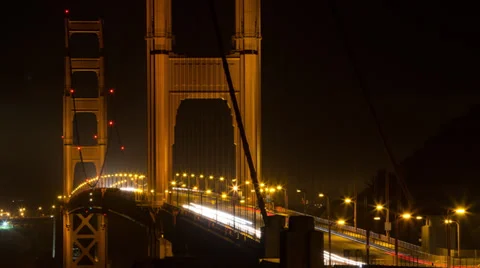 Golden Gate Bridge Time Lapse 4K Stock Footage 35367568
