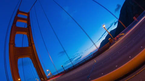Golden Gate Bridge Time Lapse Stock Footage 36778522