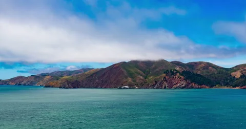 Golden Gate Bridge Time Lapse Pan Right Stock Footage 65405988