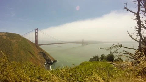 Golden Gate Bridge Time Lapse 動画素材 71842867