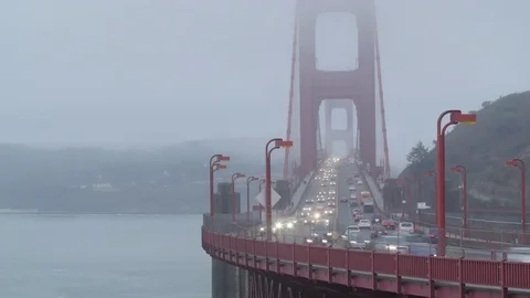 Golden Gate Bridge - Time-lapse 4K Stockbeeldmateriaal 74492550